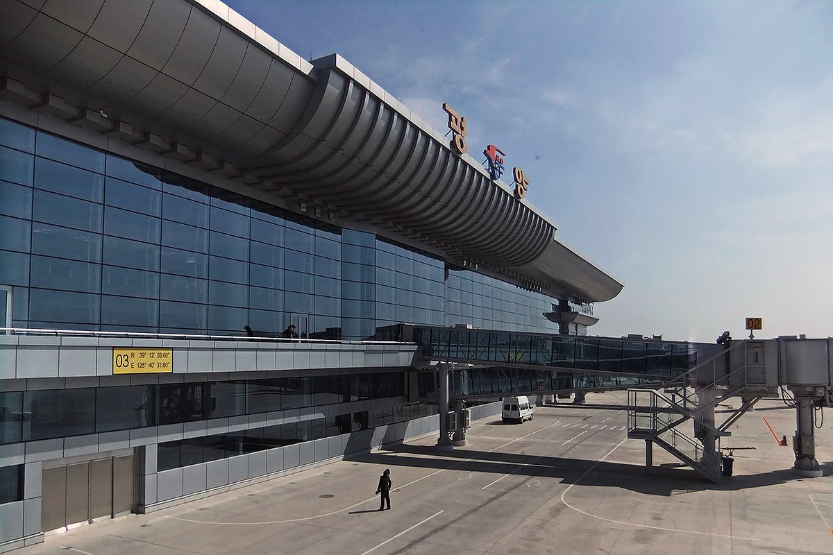 Nueva terminal del Aeropuerto de Pyongyang, no existía cuando yo fui.