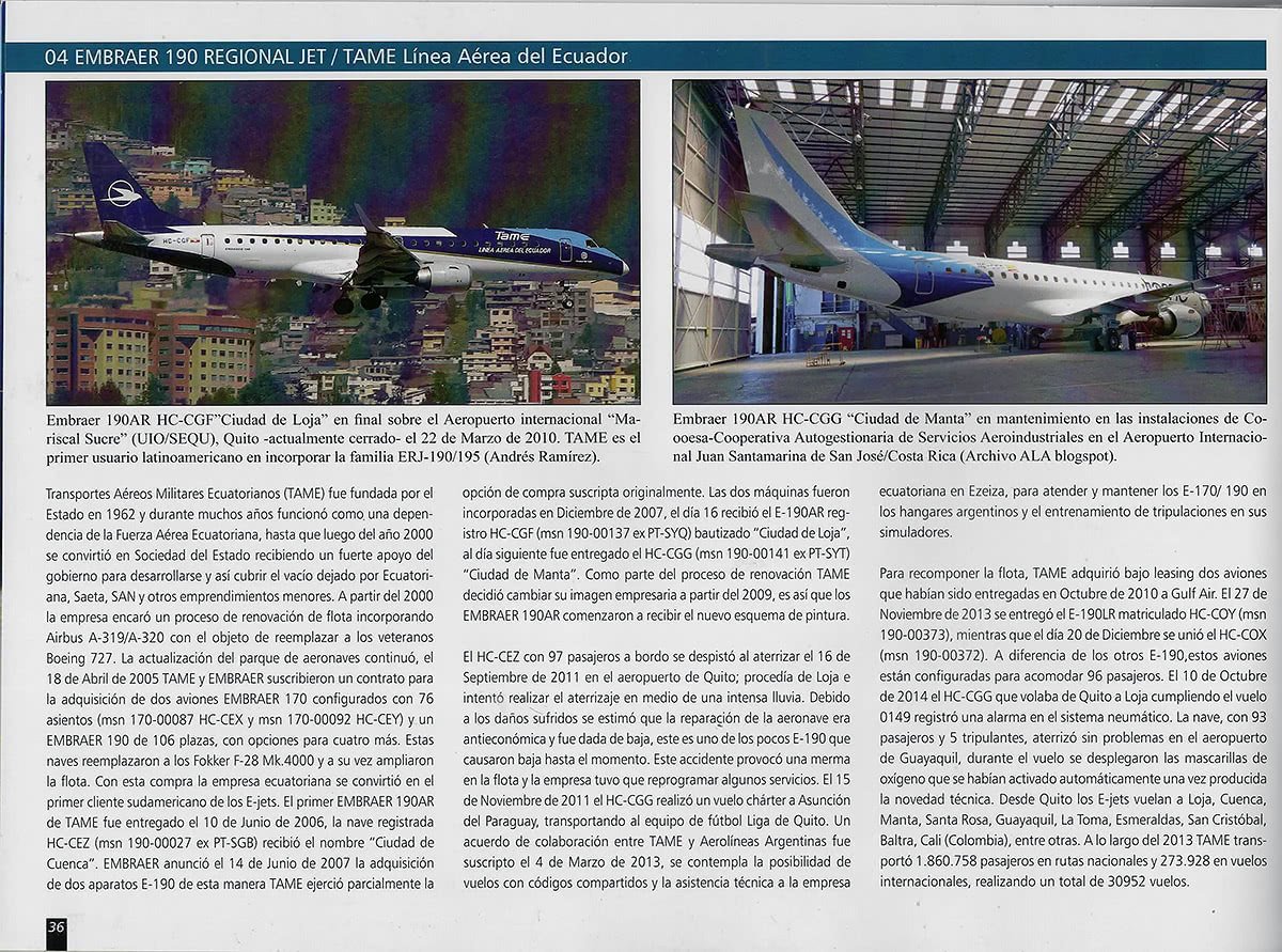 Mi foto en Embraer 190/195 Regional Jet en Sudamérica