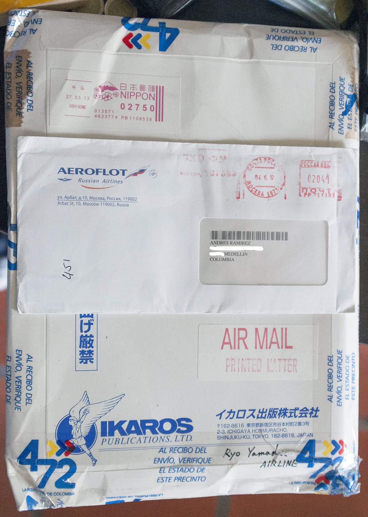 Mail Ikaros Aeroflot